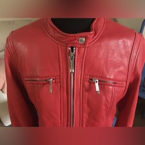 Michael Kors leather jacket new never been used